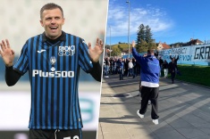 Милый сюрприз фанатов «Аталанты» для экс-игрока