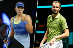 Мирра Андреева и Даниил Медведев