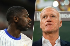 Усман Дембеле и Дидье Дешам