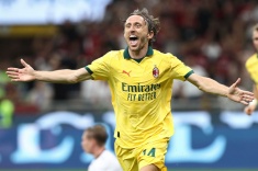 Как Лука Модрич играет за «Милан»