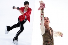 Аделия Петросян и Пётр Гуменник