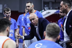 Игроки и тренерский штаб БК «Самара»