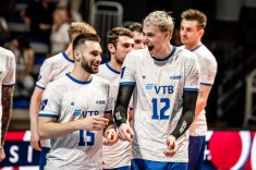 Российские волейболисты выиграли КПК