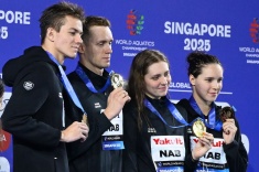 Победители смешанной эстафеты