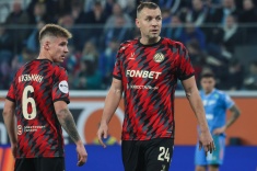 Дзюба — пятый по числу матчей в чемпионате России