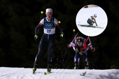 Непряева упала в скиатлоне на Олимпиаде-2026