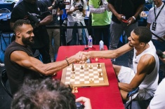 Вембаньяма сыграл против Гобера в шахматы