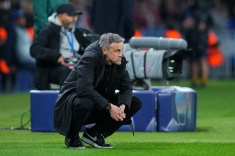 Луиса Энрике смутил рюкзак на пресс-конференции