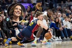 Камала Харрис решила сходить на матч НБА