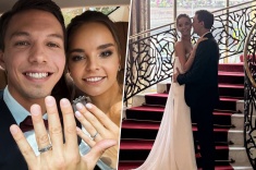 Дина Аверина и Дмитрий Соловьёв сыграли свадьбу