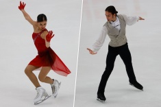 Аделия Петросян и Петр Гуменник