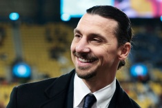 Ибрагимович поднял штангу весом 135 кг. Видео