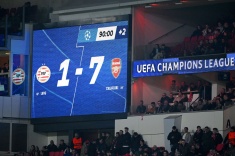 Отчёт «ПСВ Эйндховен» — «Арсенал» — 1:7