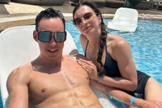 Как звёздные лыжники провели отпуск