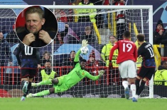 Крутая реакция Шмейхеля на отбитый пенальти Онана