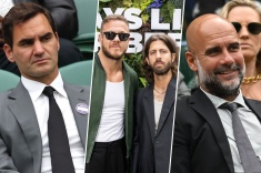 Гвардиола и Федерер. Знаменитости на Уимблдоне