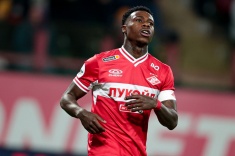 Промес отметил гол спартаковским ромбиком. Видео