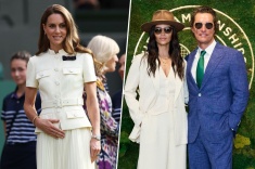 Звёзды на женском финале Уимблдона