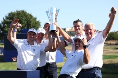Бэйл и Джокович выиграли турнир по гольфу!