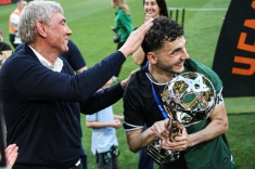 Сергей Галицкий с командой после чемпионства