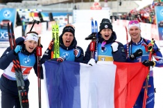 Франция одержала победу в эстафете