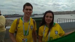 Фанаты сборной Бразилии: Россия — потрясающая страна