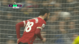 0:2. Фернандеш («Манчестер Юнайтед») забивает с навеса Санчо