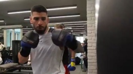 Илия Топурия провёл ударную тренировку с Серхио Рамосом