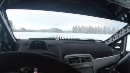 Сын Кими Райкконена впервые сел за руль раллийной машины