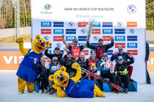 Безумная смешанная эстафета на Кубке мира. Американцы были в шаге от исторического золота