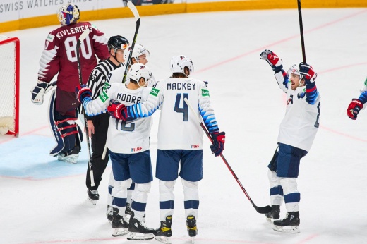 Американцы выиграли и вошли в зону плей-офф ЧМ. Латвия скоро оттуда вылетит?