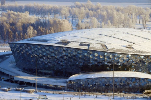 Репортаж с новой арены в Новосибирске, когда «Сибирь» переедет на новую арену