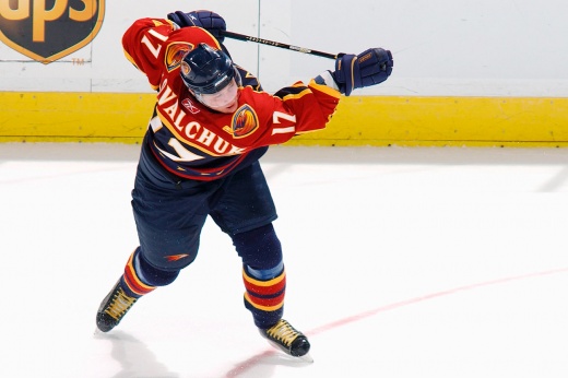 Лучший сезон Ковальчука в НХЛ. В нём он пристыдил Кросби и забил 52 гола