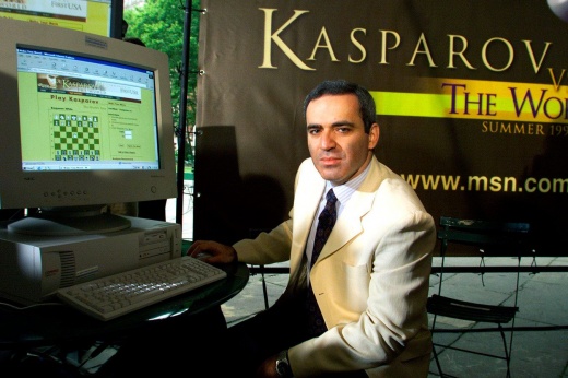 «Величайшая игра в истории шахмат». Гарри Каспаров бросил вызов всему миру и победил!
