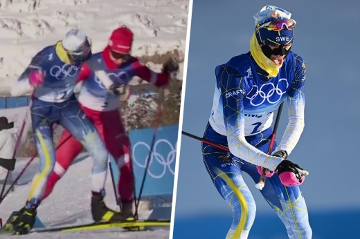 “She was furious because of Nepryaeva.”  Swedish media saw Frida's conflict with a Russian skier