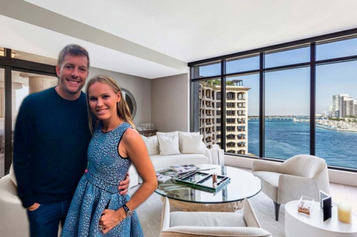 Как выглядят роскошные апартаменты за $ 17,5 млн в Майами, принадлежащие Каролине Возняцки