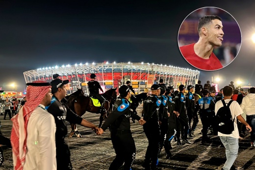 Полиция оцепила стадион, фанатов пугали собаками. Что творилось перед игрой Роналду на ЧМ