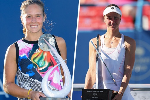 Дарья Касаткина и Людмила Самсонова накануне US Open одновременно завоевали титулы на турнирах в Кливленде и Гранби