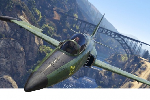 Игрок выполняет невероятные трюки на самолёте в GTA 5 — летает под мостами и крутит бочки