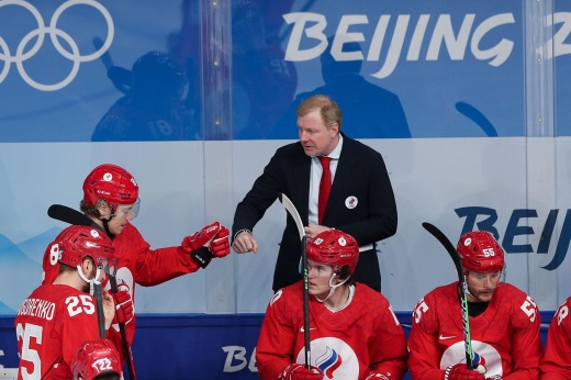 Интервью с Игорем Ларионовым об игре сборной России по хоккею на зимней Олимпиаде в Пекине