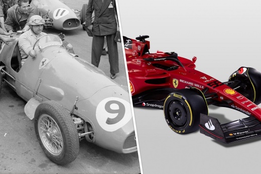 Как менялись болиды «Феррари» в Формуле-1 — от 1950-го до 2022-го