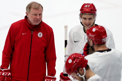 The main match of Russia at the Olympics.  How ours are preparing for the final with the Finns