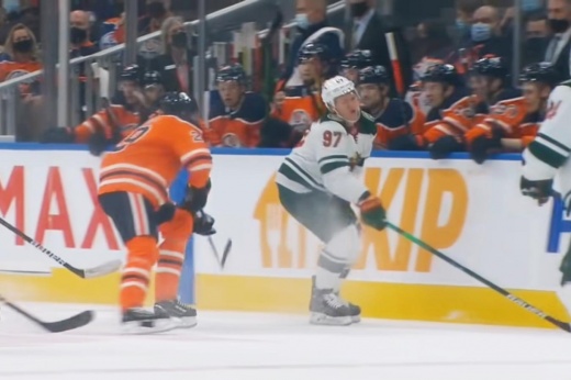 Никита Зайцев грязно толкнул на борт Кирилла Капризова в матче «Оттава» — «Миннесота» — 4:3 – видео, голы обзор НХЛ