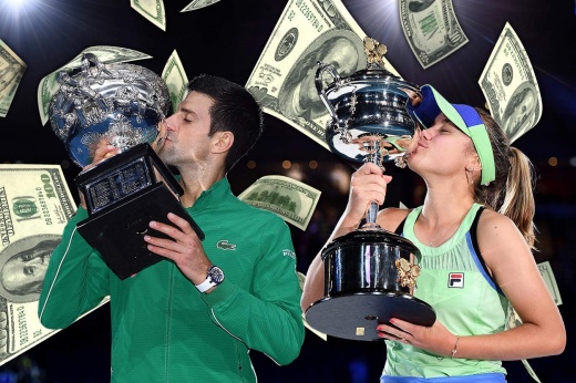 $ 2,1 млн – это много или мало? Чемпионам Australian Open урезали призовые на 33 процента
