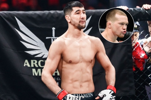 UFC: Пётр Ян ударил Мераба Двалишвили на дуэли взглядов, конфликт российского и грузинского бойцов, видео