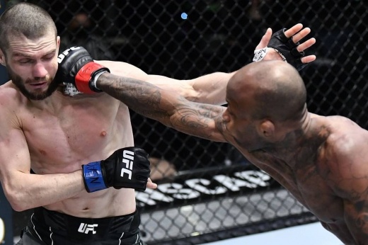 UFC Fight Night 200: Шавкат Рахмонов нокаутировал Карлтона Харриса в первом раунде, видео