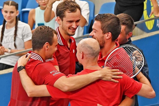 Просто красавцы! Даниил Медведев и Роман Сафиуллин вывели Россию в полуфинал ATP Cup
