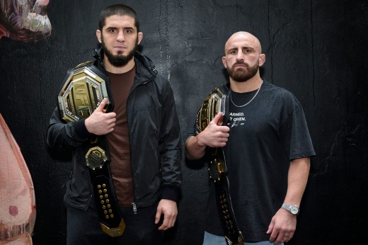 Ислам Махачев — Александр Волкановски, UFC 284, стердаун, пресс-конференция