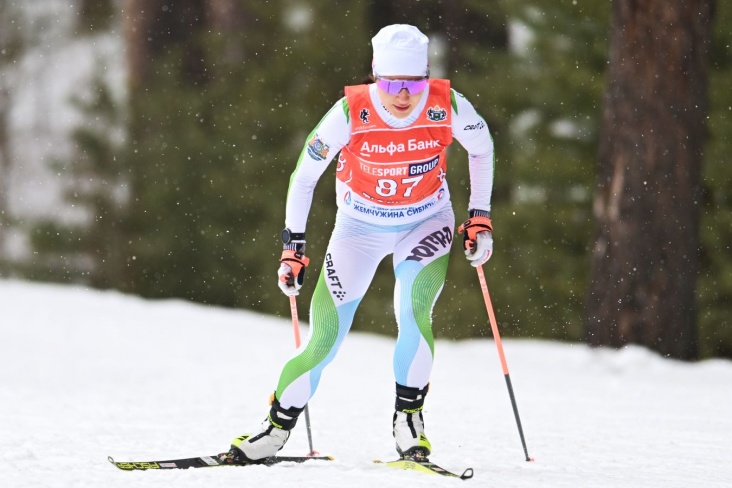 Каплина и Носкова на чемпионате России по лыжам