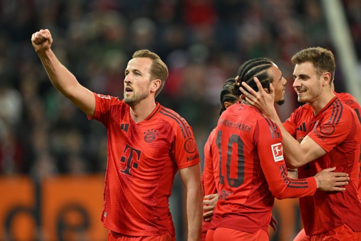 «Бавария» на выезде уверенно победила мёнхенгладбахскую «Боруссию» в матче Бундеслиги